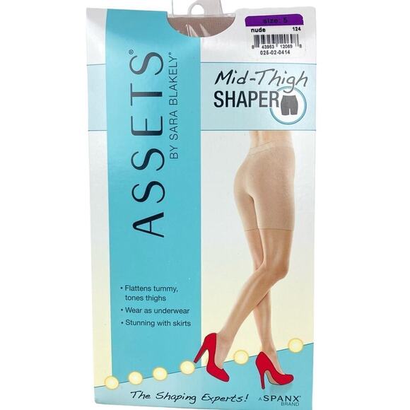 SPANX Assets by Sarah Blakely Hi-Waist Mid-Thigh Shaper Nude Color Tights
Size 5 - Picture 1 of 8